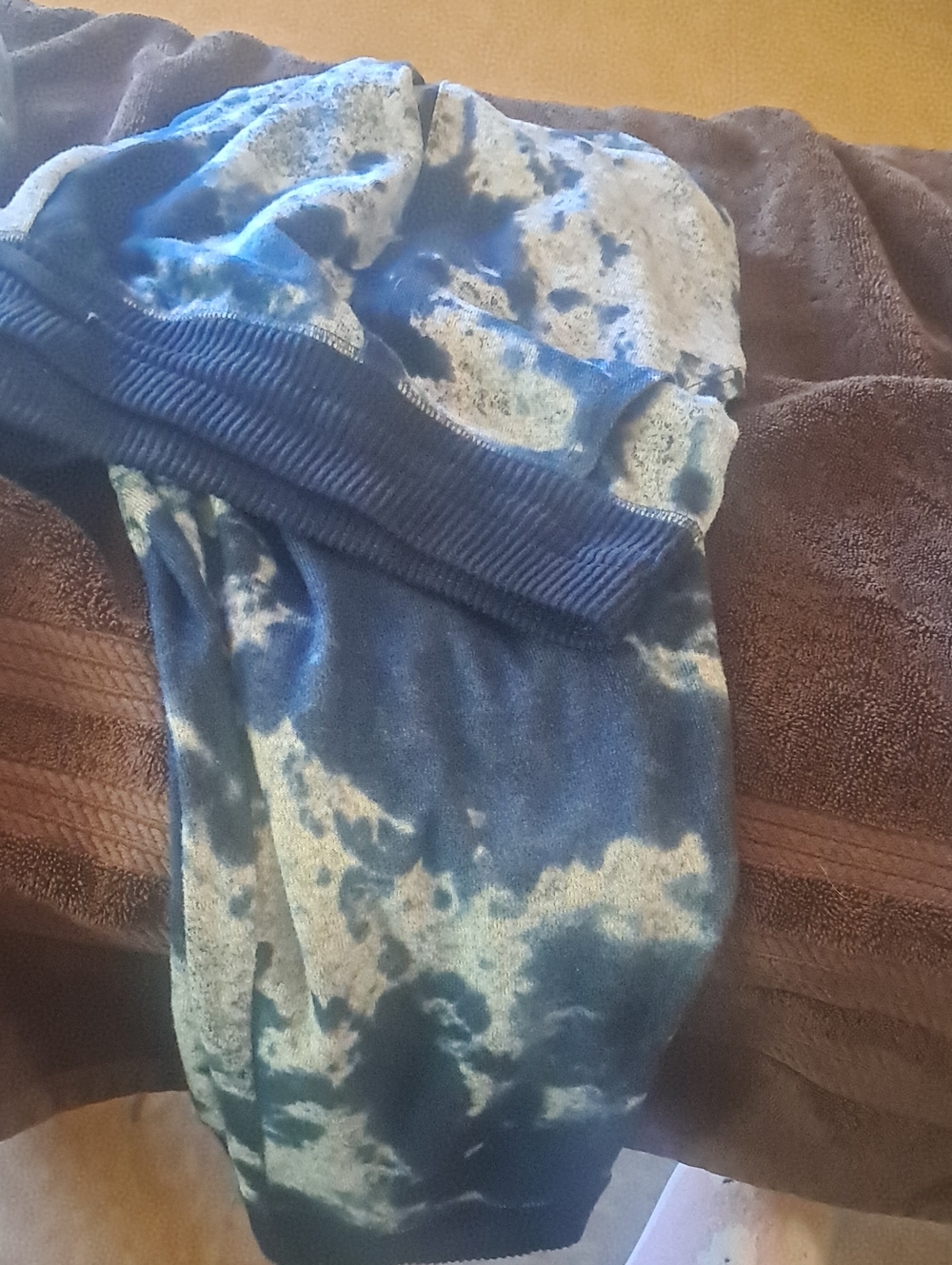 Blue Tye Dye Legging Style Pants New